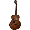 Sawtooth Mahogany Series Left-Handed Solid Mahogany Top Acoustic-Electric Mini Jumbo Guitar - 3 of 4