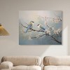 Art Remedy Two birds and a blossom branch Rustic Chic Farmhouse Wall Art Unframed - 2 of 4