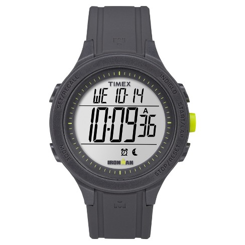 Timex Ironman Essential 30 Lap Digital Watch - Black Tw5m14500jt : Target