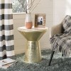 Fae Mosaic Top Round Side Table - TRB1008A - Pink Champagne/Gold - Safavieh - 2 of 4