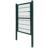 vidaXL 2D Fence Gate (Single) Green 41.7"x66.9" - 3 of 4