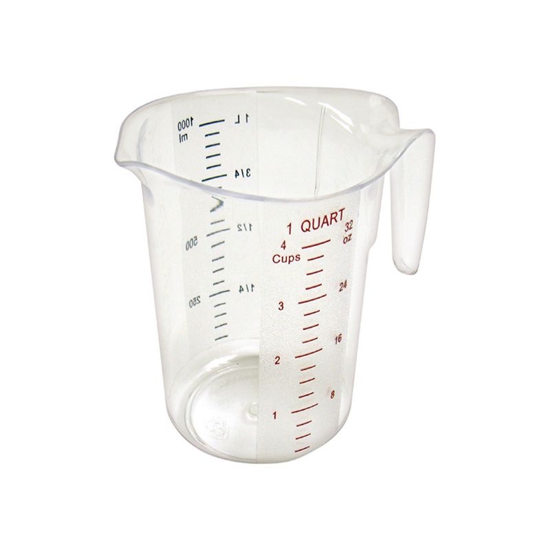 Winco Measuring Cup with Color Graduations, Polycarbonate, 1 of 3