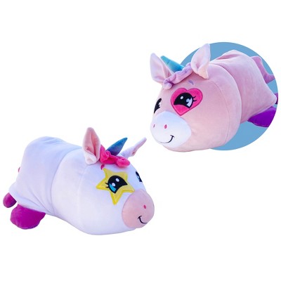 FlipaZoo: Mushmillow - Lovey Unicorn to Aster Unicorn - 2-In-1 Plush
