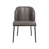 Meridian Furniture,Jagger Vegan Leather Dining Chair, Set of 2 - 3 of 4