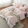 5/7 Pcs Bedding Set with Cationic Dyeing for Striking Double-Sided Contrast - 3 of 4