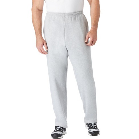 BIG MENS Open Bottom Sweatpants with POCKETS Comfortable Sizes 2XL 3XL 4XL  NEW