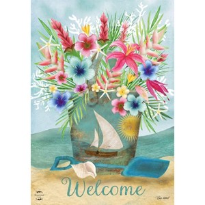 Briarwood Lane Summer Garden Flag 12x18 For Outdoor Coastal Flowers For Summer Garden Flag Flags For Outside - 1 of 4