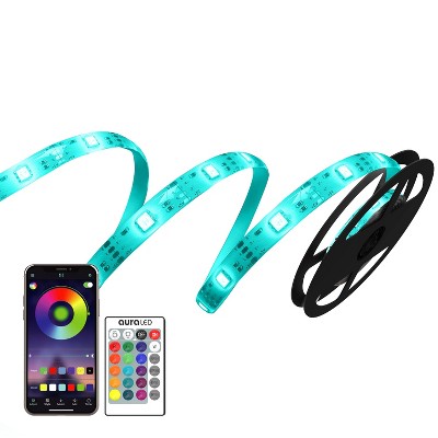 Tzumi LED Mood Light Strip RGB with Smartphone App and Remote