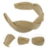 Unique Bargains Women's Fashion Straw Wide-side Headband 6.30"x2.17" 1 Pc - 3 of 4