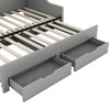NicBex Twin to King Size Daybed Frame with Storage Bookcases,Charging Station and 2 Drawers for Bedroom,Living Room,Apartment - 4 of 4