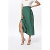 Clearlove Women's  Summer Mesh Slit Split Long Skirts High Waisted Maxi Skirts - 2 of 4