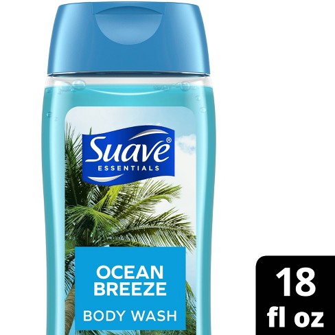 Suave Essentials Ocean Breeze Refreshing Body Wash Soap For All Skin Types  - 18 Fl Oz : Target