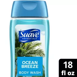 Suave Essentials Ocean Breeze Refreshing Body Wash Soap for All Skin Types - 18 fl oz