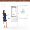 Aheaplus Closet System with 2 Drawers,Wardrobe Clothes Organizer with 4 Hanging Rods - 2 of 4