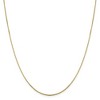 Black Bow Jewelry 0.95mm 10k Yellow Gold Diamond Cut Octagonal Box Chain Necklace - 3 of 4