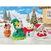 Calico Critters Happy Christmas Friends, Limited Edition Set with Holiday Figures and Accessories - 3 of 4
