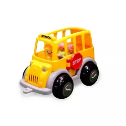 Viking Toys School Bus with Driver & Students