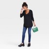 3/4 Sleeve Scoop Neck Nursing Maternity T-Shirt - Isabel Maternity by Ingrid & Isabel™ - 3 of 4