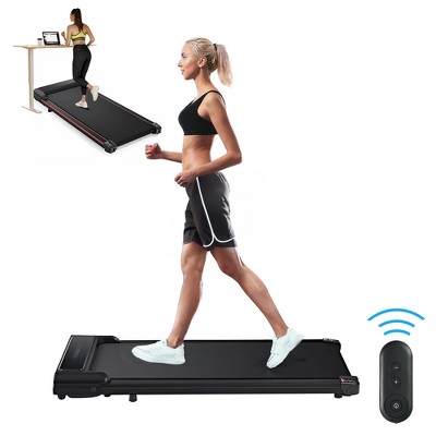 ROOMTEC Walking Pad 300 lb Capacity,Desk Treadmill for Home Office,Protable Treadmill Under Desk,0.6 to 3.8 mph Portable Treadmill