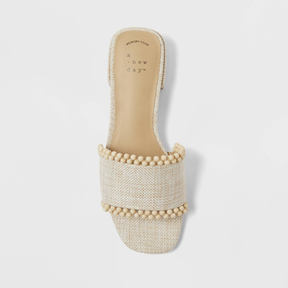 Женские сандалии A New Day Women’s Lottie Sandals with Memory Foam Insole - A New Day™ Natural 7 — фото 3