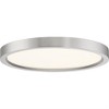 Quoizel Lighting Outskirts 1 - Light Flush Mount in  Brushed Nickel - 2 of 4