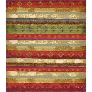 Unique Loom    Outdoor Modern Traditional Area Rug - 1 of 4