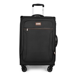 New York XPress XJ-1907-20in-Expandable 20% Luggage-Suitcases with Wheels Hardshell-Softside Luggage-w/TSA LOCK w/Spinner Wheel. - 1 of 4