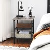 Nightstand,  Side Tables, End Tables with Adjustable Mesh Shelves - 2 of 4