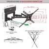 Barkan 13" - 90" Full Motion TV Wall Mount with Integrated HDTV Indoor Antenna - 4 of 4