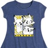 Girls' - Pokémon - Pikachu Panels Fit & Flair Cap Sleeve Dress - 2 of 3
