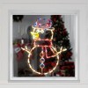 Northlight Lighted Snowman Window Silhouette Christmas Decoration - 18" - Multi Lights - 3 of 4