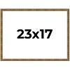 PosterPalooza | Textured Gold Picture Frame - UV Acrylic, Backing Board, Hanging Hardware Included - 3 of 4