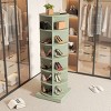 With A 360-Degree Rotating Design Shoe Rack, Fit 24 Pairs Of Shoes Or Bags Shoe Cabinet, Shoe Cabinet Storage With 6 Layers-Cuddlewood - 2 of 4
