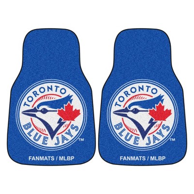 MLB Toronto Blue Jays Carpet Car Mat Set - 2pc