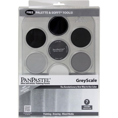 PanPastel Ultra Soft Artist Pastel Set 9ml 7/Pkg-Grey Scale
