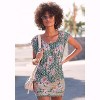 Women's Patterned Round Neckline Dress - LASCANA - 4 of 4