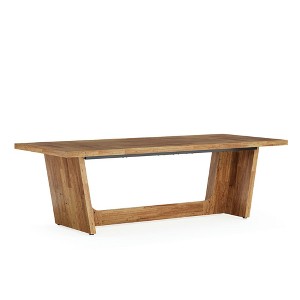 Resenkos Computer Desk, Office Desk, Study Desk,70.8-Inch Executive Desk, Wood Study Computer Desk Writing Table,Walnut Brown - 1 of 4