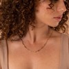 Adjustable Necklace with Paperclip, Sphere, Bead, Snake, Herringbone, and Figaro Chains - 2 of 4