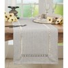 Saro Lifestyle Stripe Design Hemstitched Table Runner - image 3 of 3