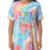 Easter Peeps Women's Chillin' Marshmallow Candy Tie Dye Nightgown Pajama Multicolored - image 3 of 4