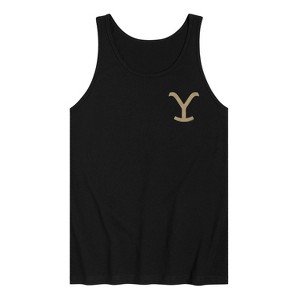 Men's - Yellowstone - Y Brand Left Chest Graphic Tank Top - 1 of 4