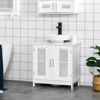 SEVOBAL Utility Storage Cabinets Under Sink Cabinet with Adjustable Shelves for Bathroom Vanity and Organization, White, 23.5"*11.8"*23.5" - 3 of 4