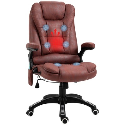 Heated leather office online chair