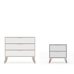 Rockefeller Dresser And Nightstand Set Manhattan Comfort Target