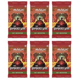 MAGIC THE GATHERING 6 Packs Magic: the Gathering Set Booster Pack Lot MTG The Brothers War - 1 of 1