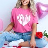 Simply Sage Market Women's Be Mine Distressed Heart Short Sleeve Garment Dyed Tee - 2 of 4