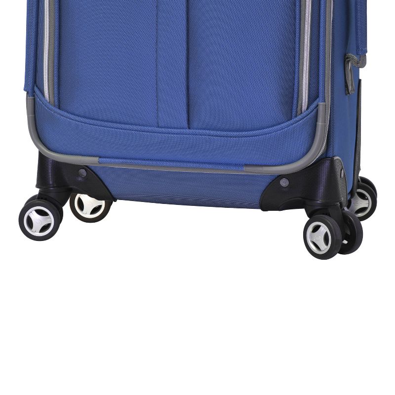 Olympia USA Tuscany Expandable Softside Checked Spinner Suitcase, 4 of 7