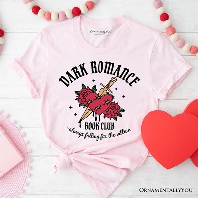 Dark Romance Book Club T-Shirt, Vintage Gothic Romantasy Bookish Tee| OrnamentallyYou