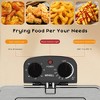 WHALL 5.3QT Electric Deep Fryer, 1700W Stainless Steel Fryer with Triple Baskets, Adjustable Temperature Control, Perfect for Family Meals and Parties - 4 of 4