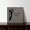 Slickblue Rustic Jesus Quote Wall Sign 7x7 – Solid Wood Plaque for Shelf or Hanging, Funny Faith Decor, Color Options - 2 of 3